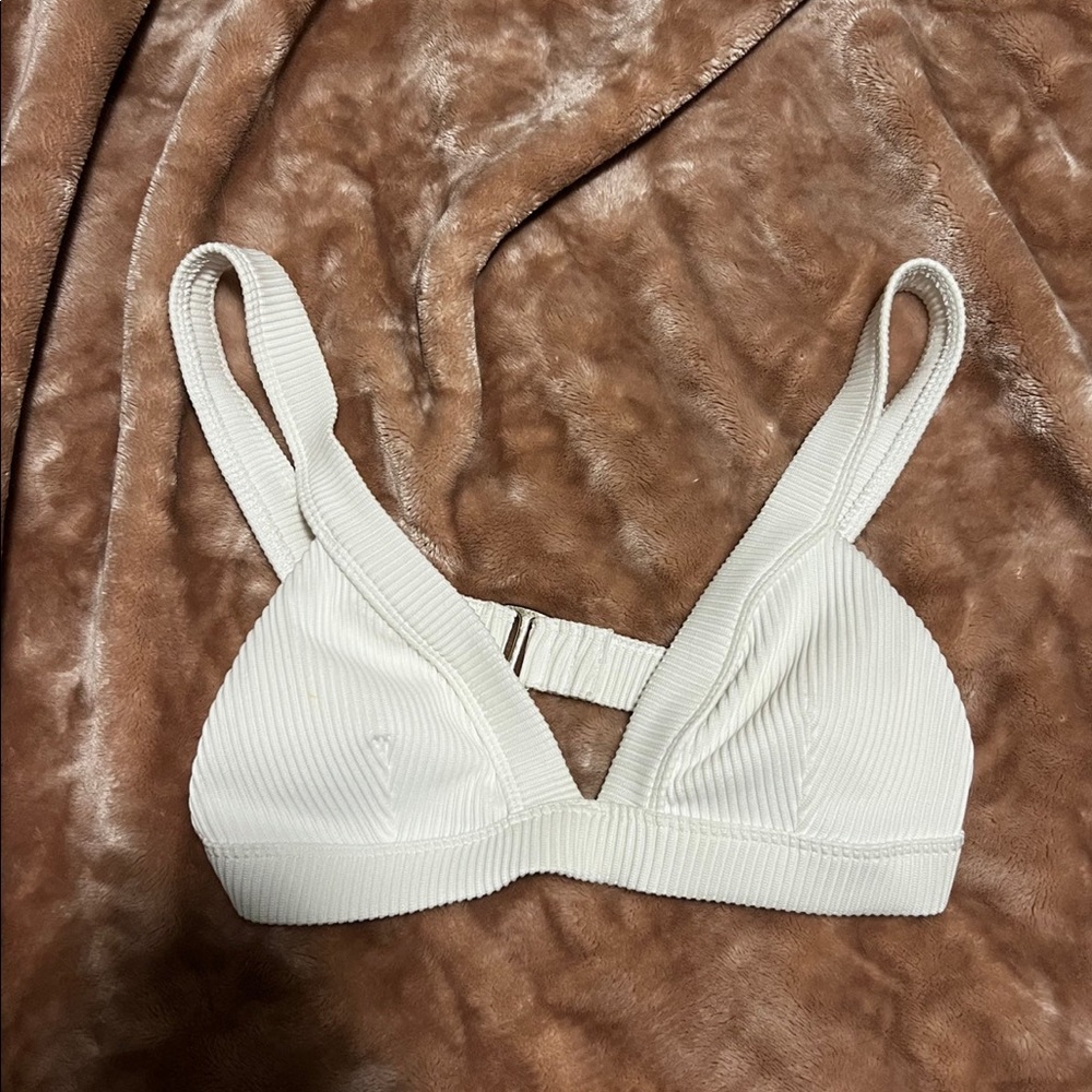 White bikini top
